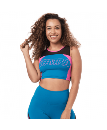 Zumba Mesh Crop Tank...