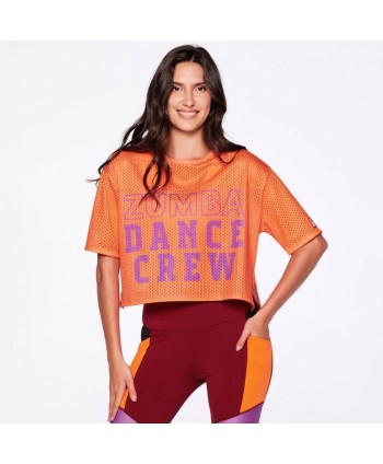 Zumba Dance Crew Mesh Crop...