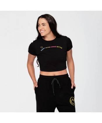 Zumba Happy Fitted Crop Top