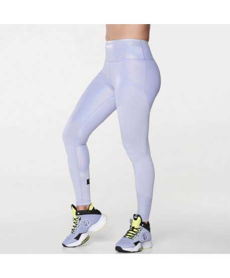 Zumba Futuristic High Waisted Ankle Leggings