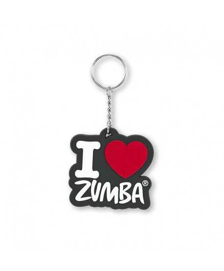 I Love Zumba Keychain