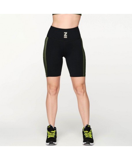 Zumba Forever Mesh Panel High Waisted Biker Shorts (Pedido Especial)