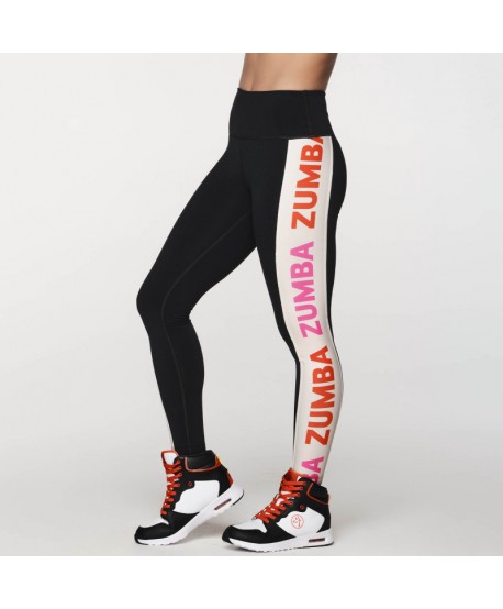 Zumba Forever High Waisted Panel Ankle Leggings (Pedido Especial)