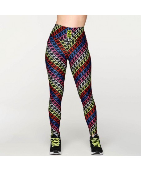 Zumba Forever Multicolor High Waisted Ankle Leggings (Pedido Especial)