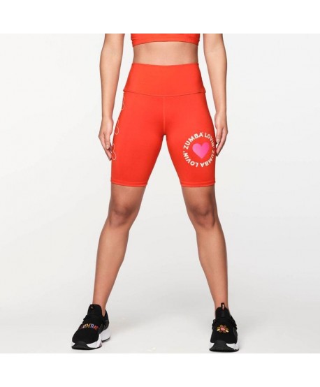 Zumba Lovin' High Waisted Biker Shorts (Pedido Especial)