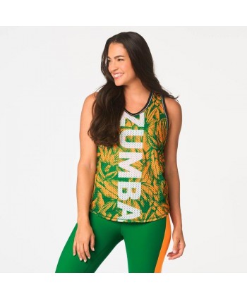 Zumba Tropics Mesh Tank...