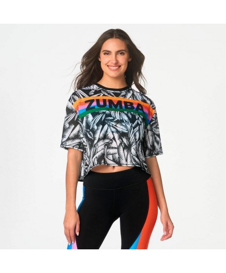 Zumba Tropics Mesh Crop Top (Pedido Especial)