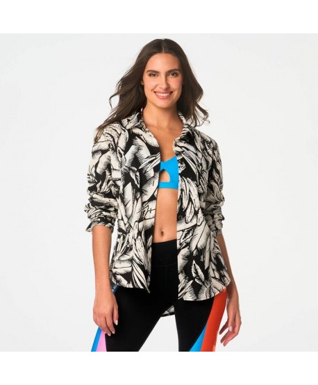 Zumba Tropics Button Down (Pedido Especial)