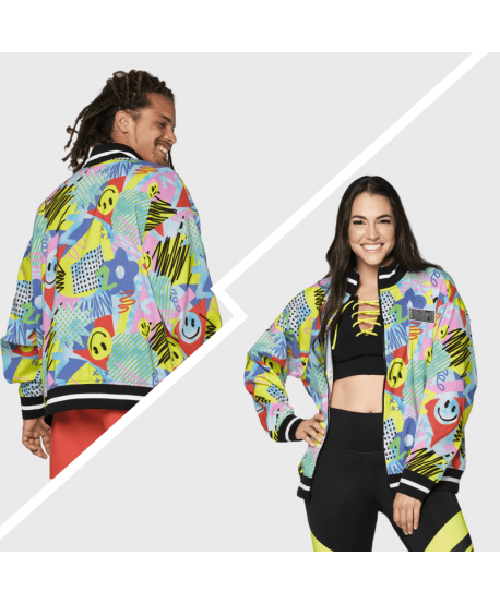 Zumba Fun And Happy Zip-Up Track Jacket (Pedido Especial)