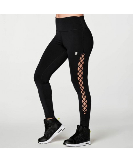 Zumba Move High Waisted Laced Up Ankle Leggings (Pedido Especial)