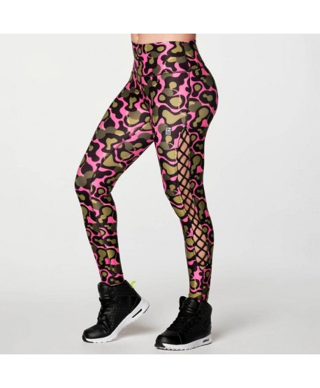 Zumba Wild High Waisted Laced Up Ankle Leggings (Pedido Especial)