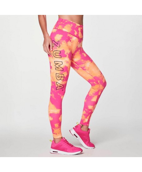 Zumba Move Tie-Dye High Waisted Ankle Leggings (Pedido Especial)