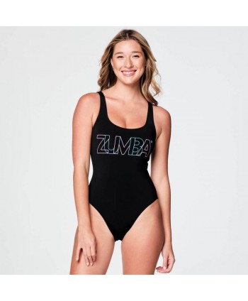 Zumba Swim Solid One-Piece...