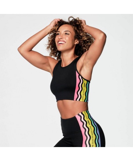 Zumba X Crayola Dance Outside The Lines Crop Tank