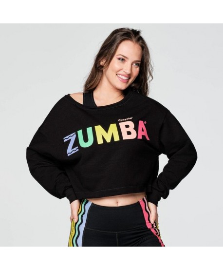 Zumba X Crayola Dance In Color Long Sleeve Top