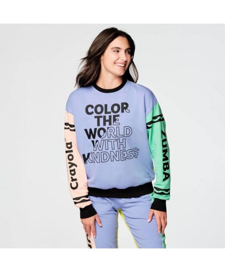 Zumba X Crayola Color With Kindness Sweatshirt