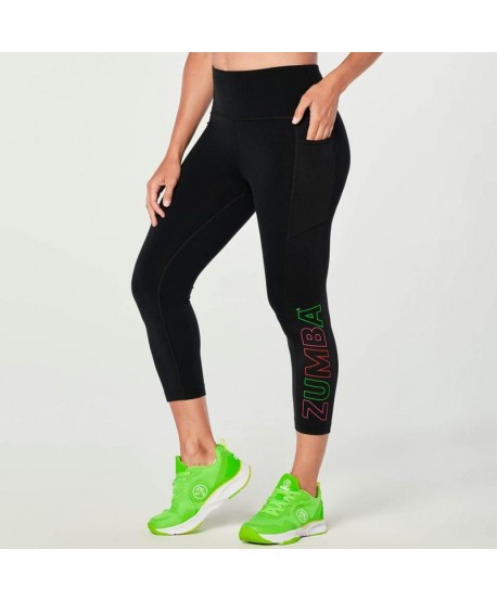 Put The Art In Heart High Waisted Crop Leggings