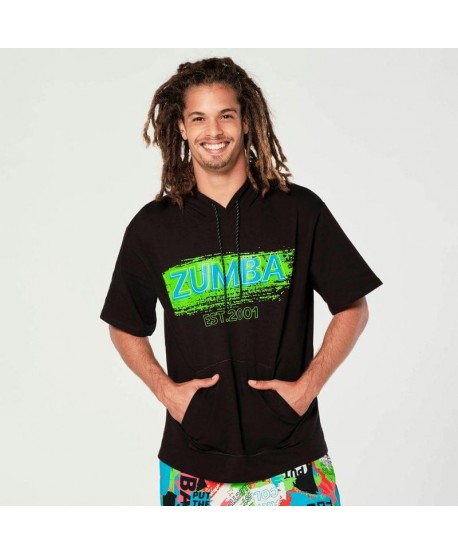 Zumba Since 2001 Short Sleeve Hoodie