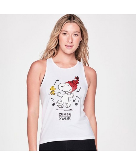 Zumba X Peanuts Fitted High Neck Tank