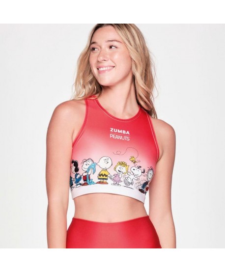 Zumba X Peanuts High Neck Crop Tank (Pedido Especial)