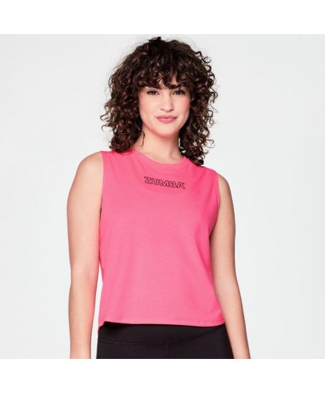 Zumba Bright Loose Crop Tank (Pedido Especial)