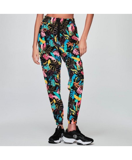 Zumba Palm Party High Waisted Track Pants (Pedido Especial)