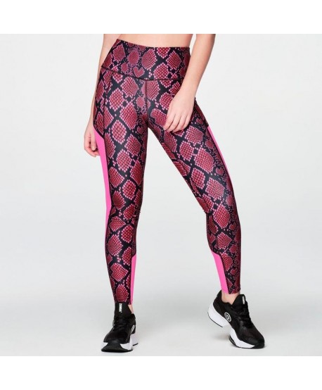 Zumba Love Snakeskin High Waisted Ankle Leggings (Pedido Especial)