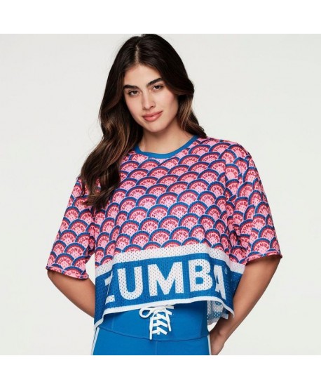 Retro Beat Mesh Crop Top (Pedido Especial)