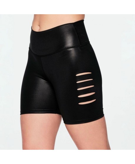 Zumba High Waisted Slashed Biker Shorts (Pedido Especial)