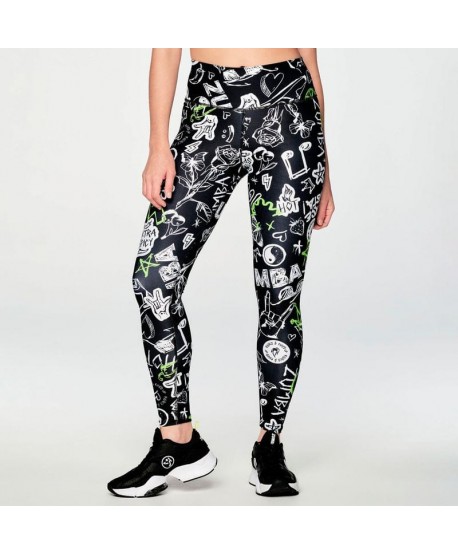 Fierce And Fired Up High Waisted Ankle Leggings