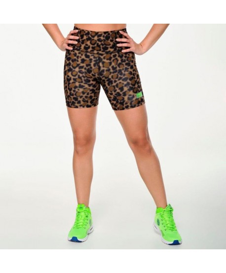 Zumba Animal Expedition High Waisted Biker Shorts (Pedido Especial)