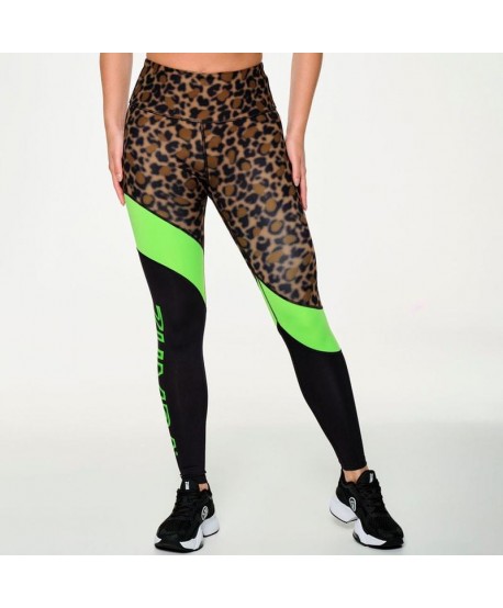 Zumba Animal Expedition High Waisted Ankle Leggings