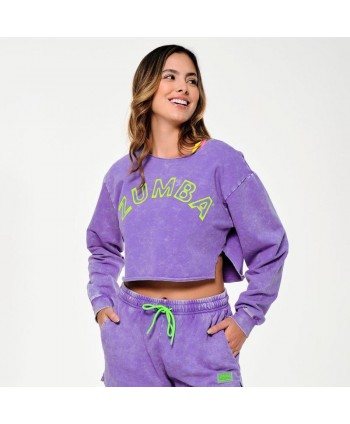 Zumba Glow Crop Sweatshirt...