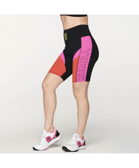 Zumba Forever High Waisted Biker Shorts