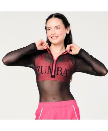 Zumba Prep Zip-Up Bodysuit...