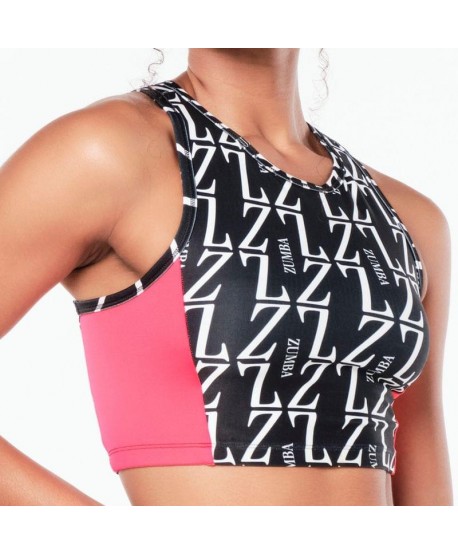 Zumba Prep High Neck Crop Tank (Pedido Especial)