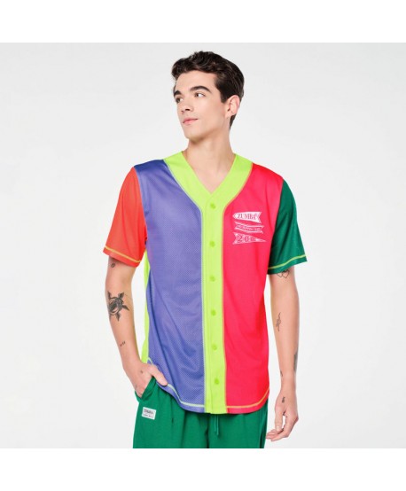 Zumba Prep Unisex Baseball Button Up Jersey