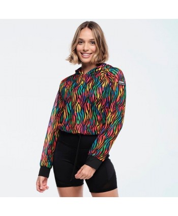 Funscape Crop Mesh Pullover...