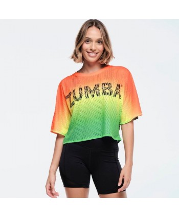 Funscape Boxy Dolman Crop Top