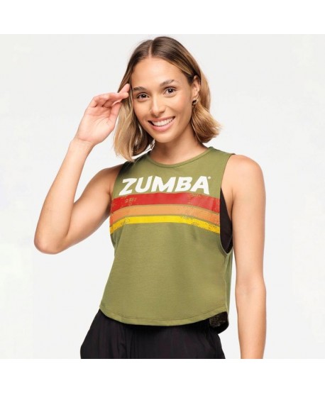 Zumba Explore Round Hem Muscle Tank