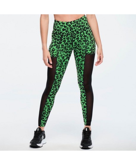 Funscape High Waisted Mesh Ankle Leggings