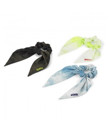 Zumba Tie-Dye Scrunchies 3PK