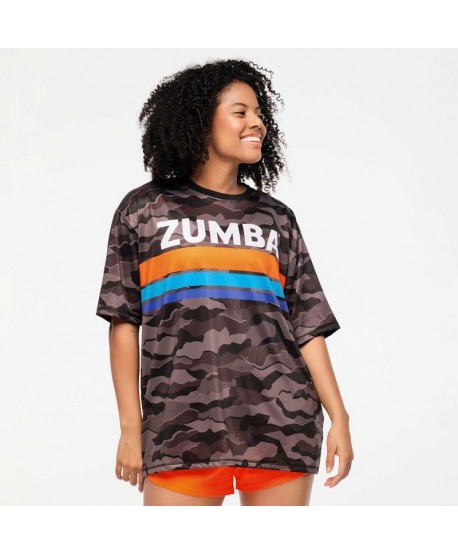 Zumba Explore Men's Mesh Crew Neck Tee