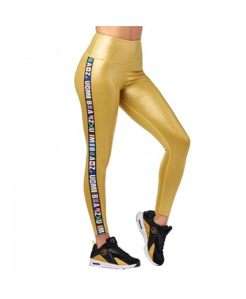 Zumba Metallic High Waisted...