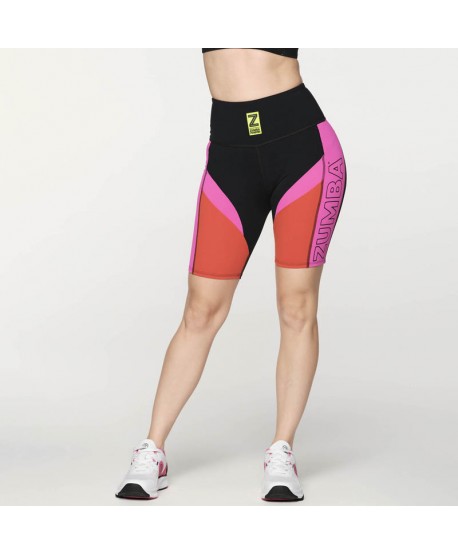 Zumba Forever High Waisted Biker Shorts