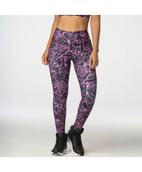 Zumba Tropics High Waisted Ankle Leggings